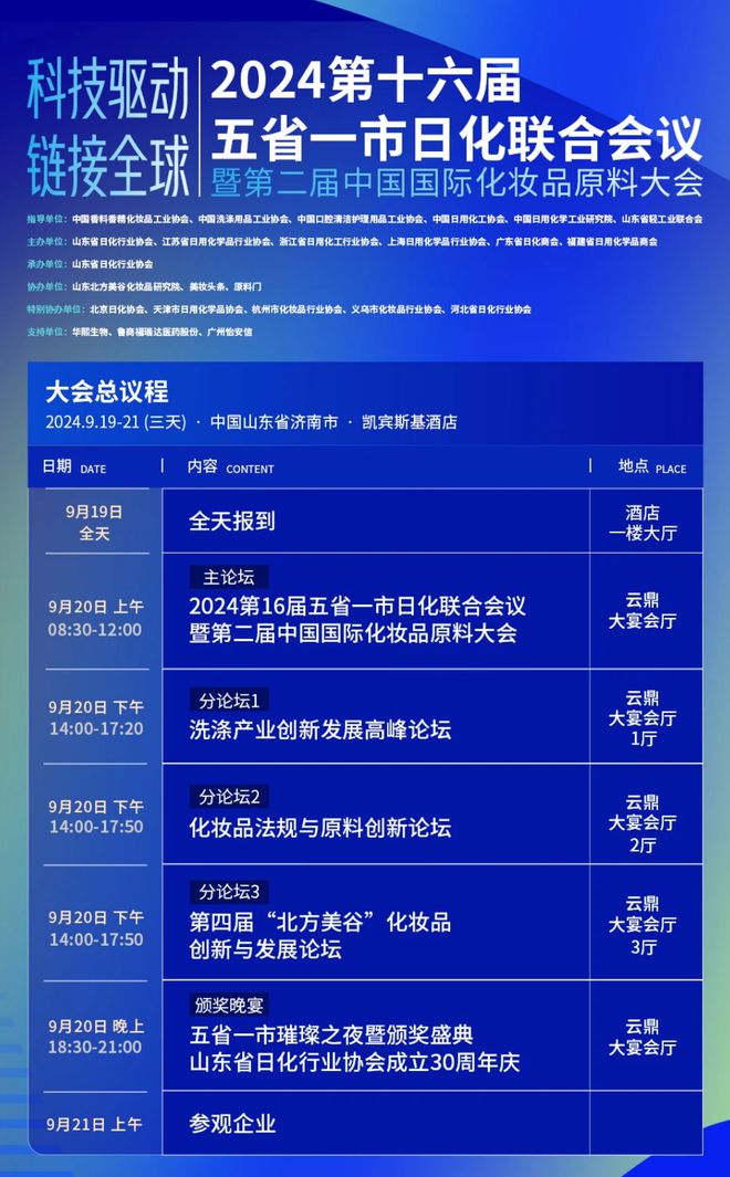 第16届五省一市日化联合会议即将开启！小鱼亲测邀您一同破译产业高质量发展密码米乐m6(图2)